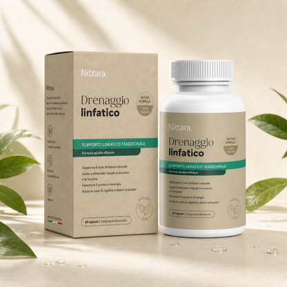 Nittara™ - Capsule per il Drenaggio Linfatico · Trasformazione totale in 60 giorni